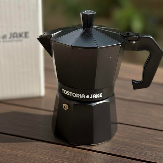 Black Moka Pot - 3 cup
