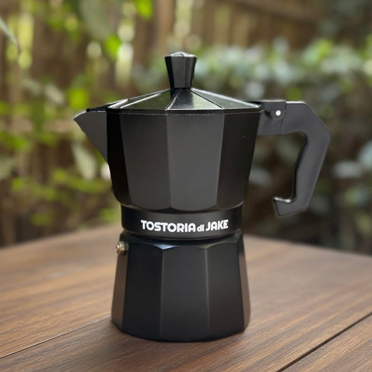 Black Moka Pot - 3 cup